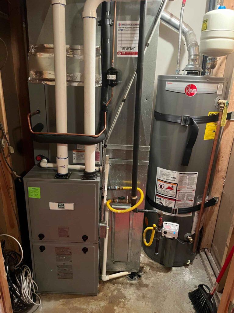 installed furnace